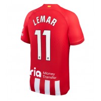 Camisa de Futebol Atletico Madrid Thomas Lemar #11 Equipamento Principal 2023-24 Manga Curta
